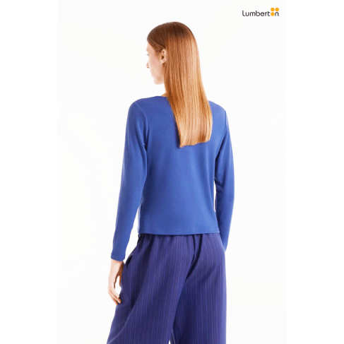 Camiseta anudada azul11048 2