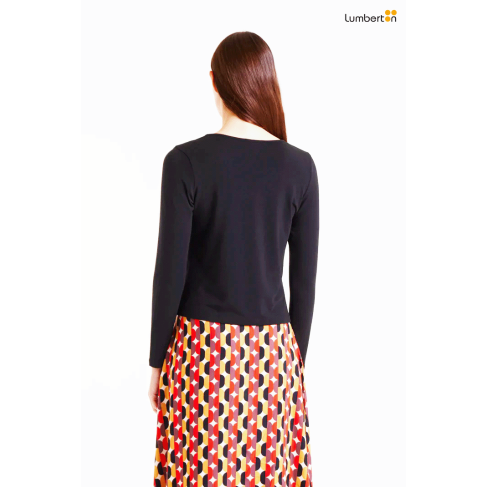 Camiseta anudada negra11047 2