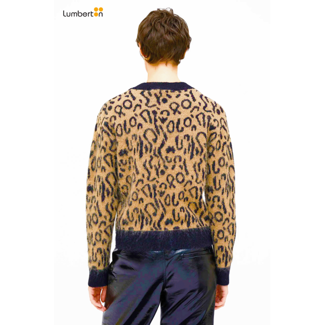 Jersey animal print color marrón10637