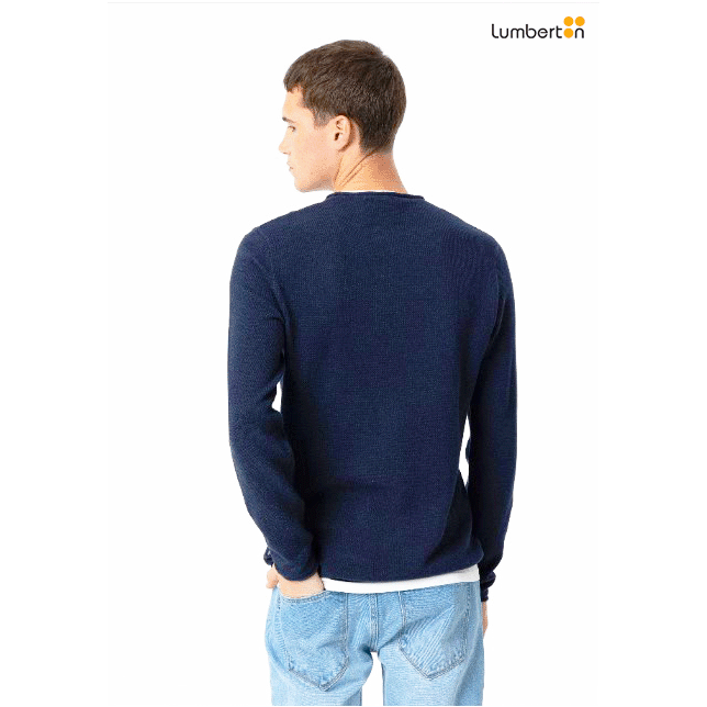 Camisola slim azul marinoALABA