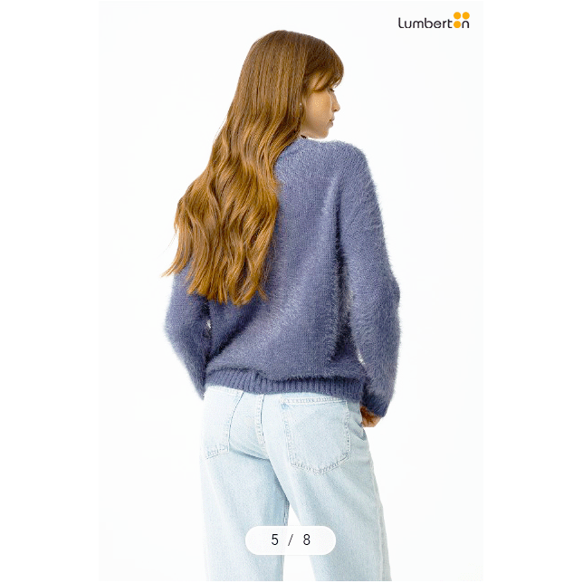 Jersei pelo azul medianocheJOLIE