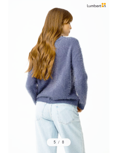 Jersei pelo azul medianocheJOLIE