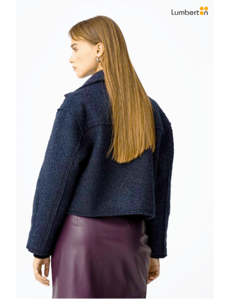 Chaqueta paño cremallera y bolsillosKILLA