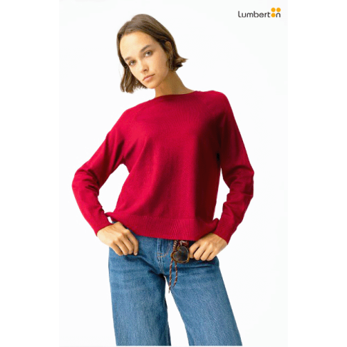 Jersey Punto Rojo Cuello...