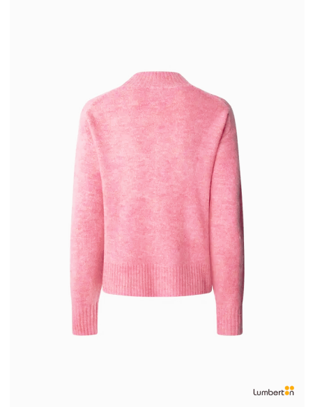 Jersey de punto c/ alto rosa chicleCECILR