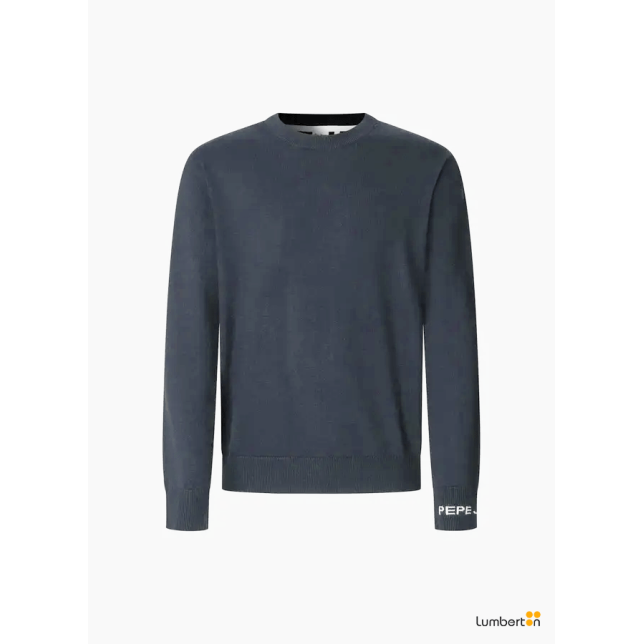 Jersey punto c/ redondo azul...