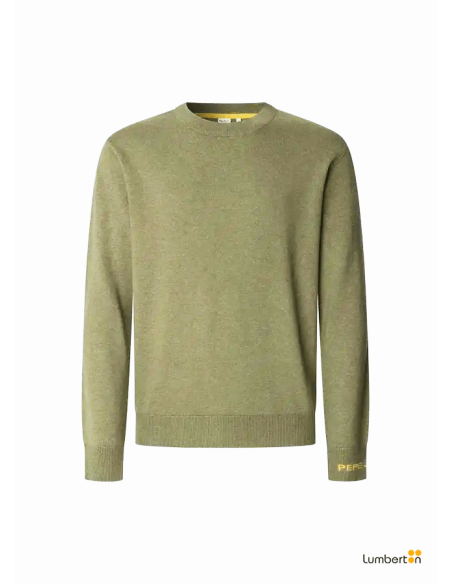 Jersey punto c/ redondo verde militarANDREY