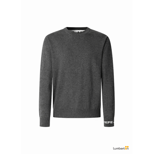 Jersey de punto c/ redondo gris...