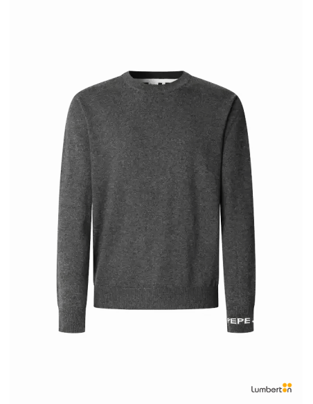 Jersey de punto c/ redondo gris oscuroANDREG