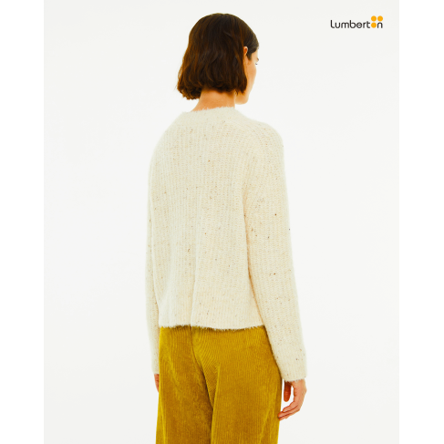 Jersey grueso tweed cuello... 2
