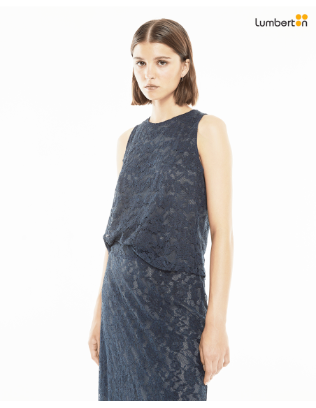 Top sin mangas tejido blondaTOO18