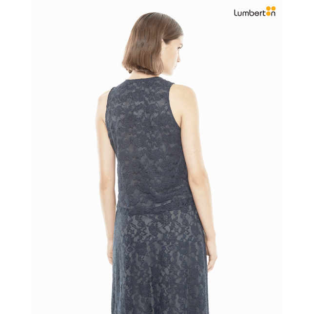 Top sin mangas tejido blondaTOO18