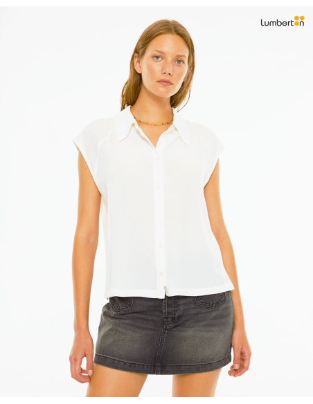 Camisa fluida oversize hombros caídosCA705