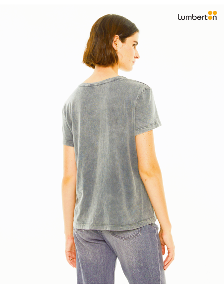 Camiseta oversize manga corta estampadoCTO10