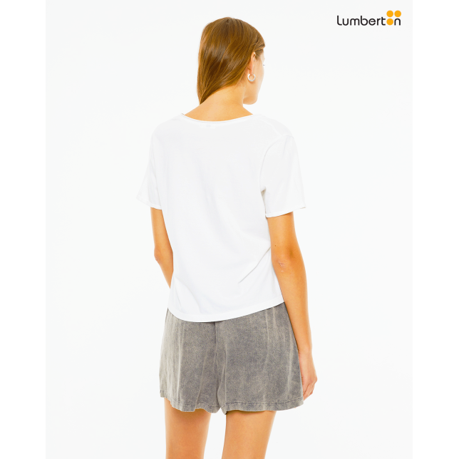 Camiseta básica manga corta cuello...