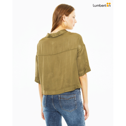 Camisa crop manga cortaCA701