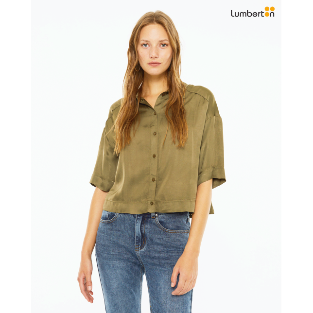 Camisa crop manga cortaCA701