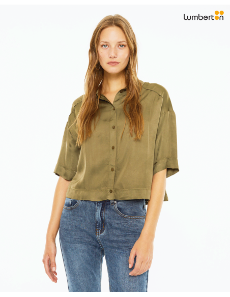 Camisa crop manga cortaCA701