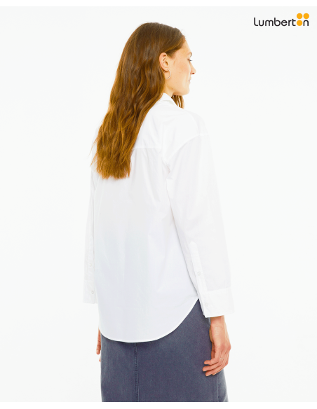 Camisa masculina popelín oversizeCA912