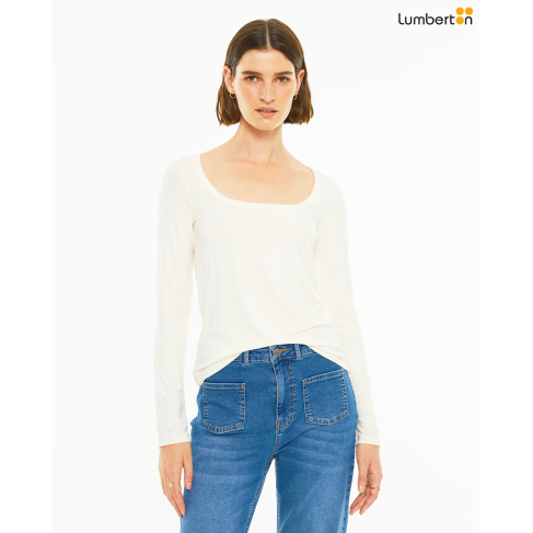 Camiseta básica ajustada...