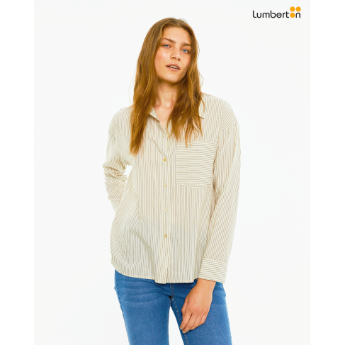 Camisa oversize de rayas...