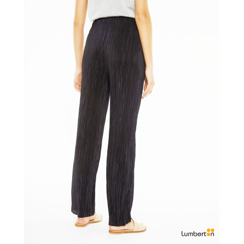 Pantalón largo plisado con... 2
