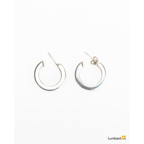 Pendientes lisos aro color...