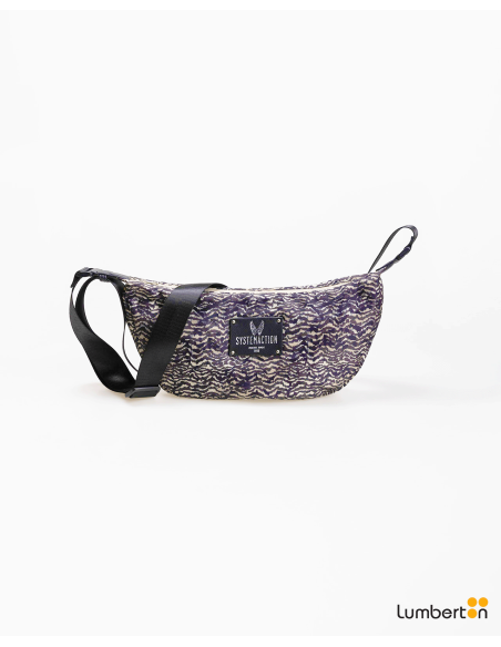 Bolso nyon estampado tipo riñoneraBL908