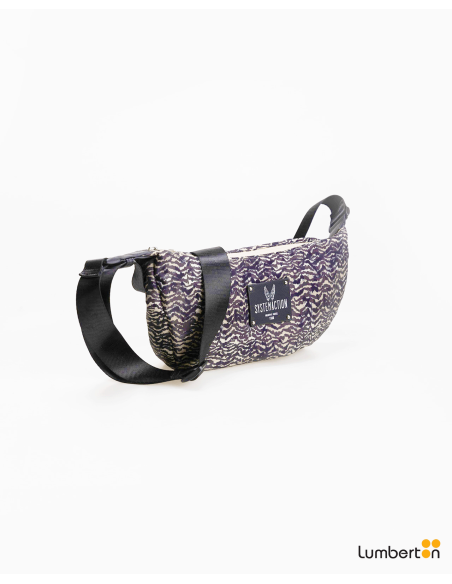 Bolso nyon estampado tipo riñoneraBL908