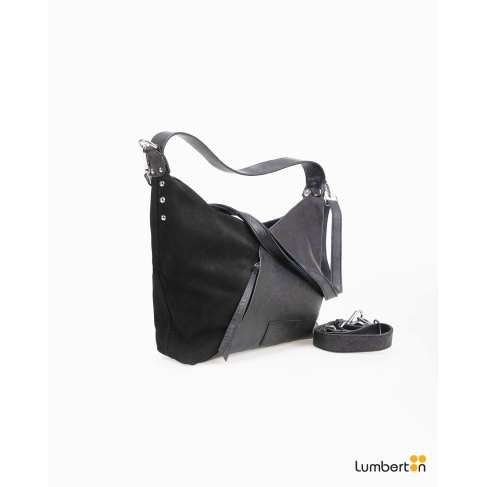 Bolso de hombro de piel y... 2