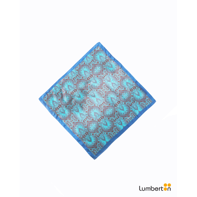 Pañuelo cuadrado satinada print...