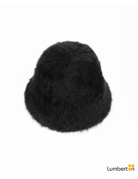 Gorro de pelo negroGO907