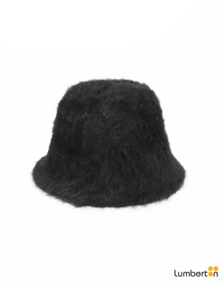 Gorro de pelo negroGO907