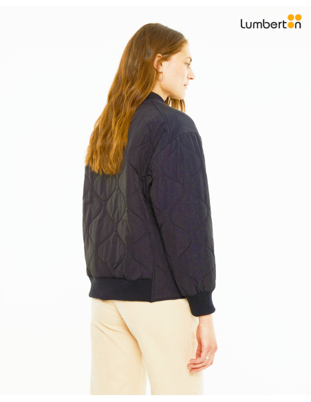 Anorak corto con puños y cuello ribAK903