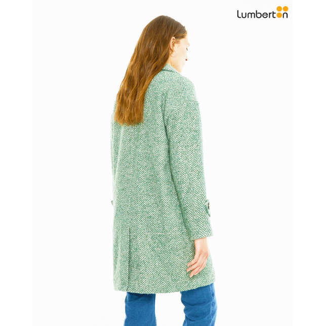 Abrigo de espiga solapa anchaAB901