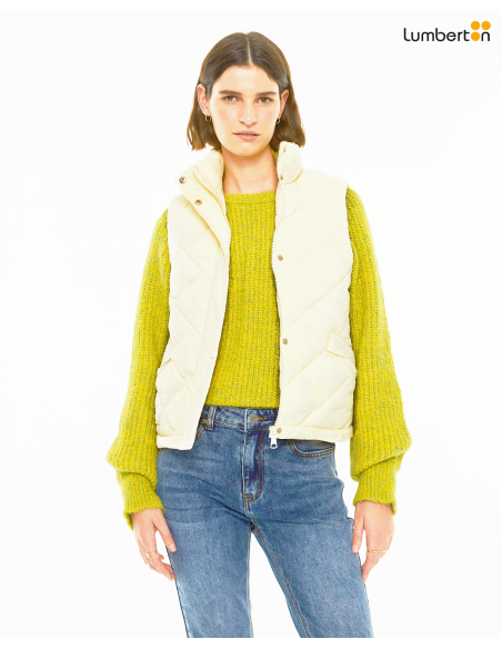 Chaleco corto acolchado con bolsillosCHO05