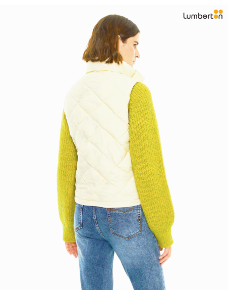 Chaleco corto acolchado con bolsillosCHO05