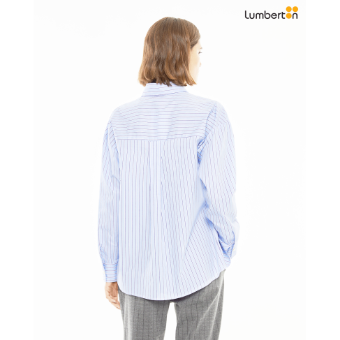 Camisa rayas azul con... 2