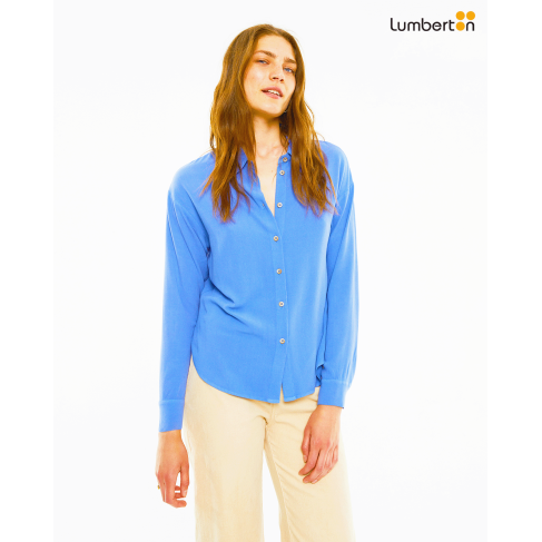 Camisa oversize fluida...