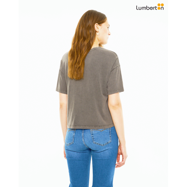 Camiseta manga corta estampado...