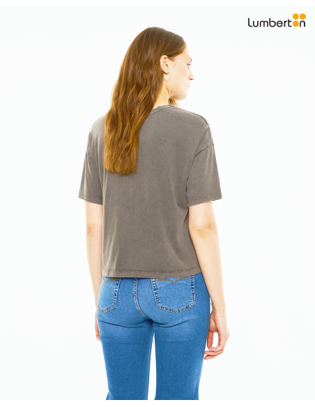 Camiseta manga corta estampado tigreCT907