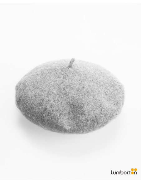 Boina francesa lana gris claroGO906