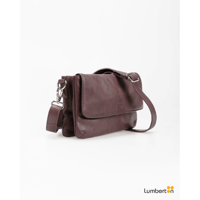 Bolso piel pequeño doble...