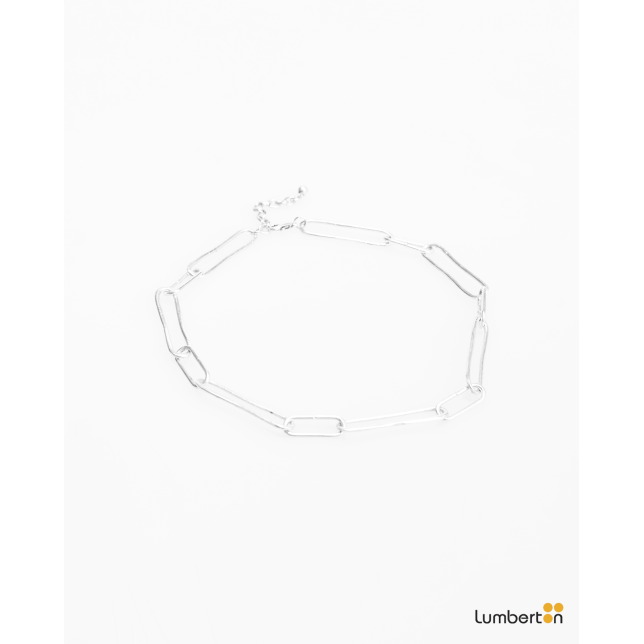 Collar de cadena con eslabones de...