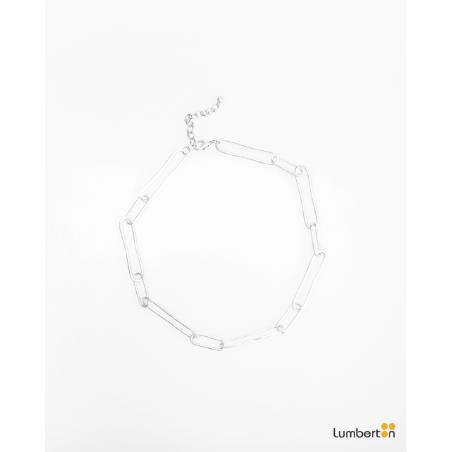 Collar de cadena con eslabones de...