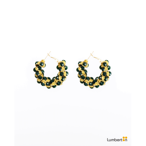 Pendientes aro color oro...