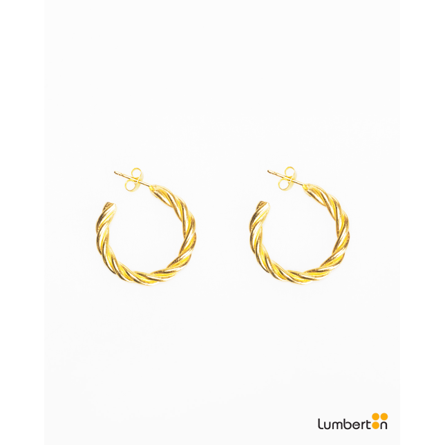 Pendientes aro relieve aro cierre...