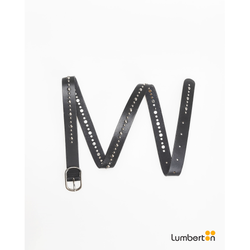 Cinturón de piel con tachas... 2