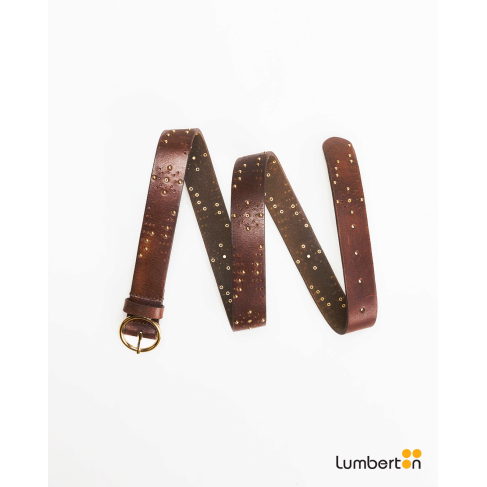 Cinturón de piel con tachas... 2