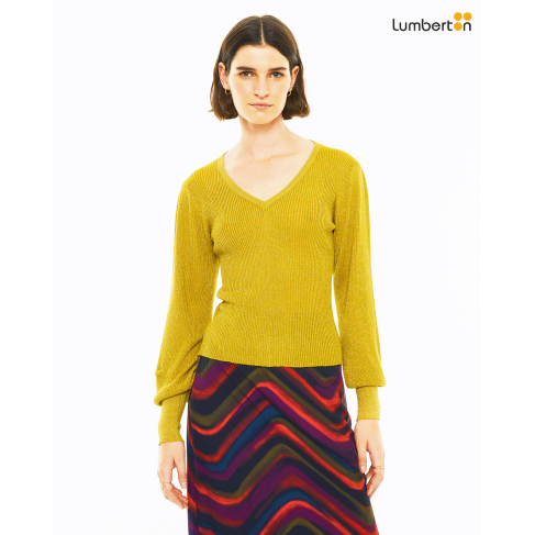 Jersey con brillo manga...